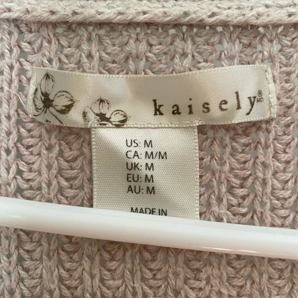 Beige/cream open crop / shrug sweater - Picture 2 of 2